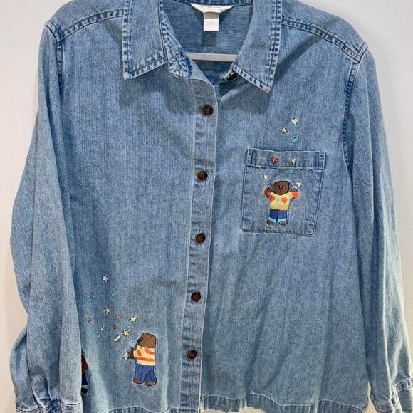 Christopher & Banks Tops - Christopher-banks Women's Blue Shirt
